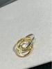 Kajia Tricolor Smooth Index Finger Ring - Classic, Non-Fading, Elegant Women's Hand Jewelry.