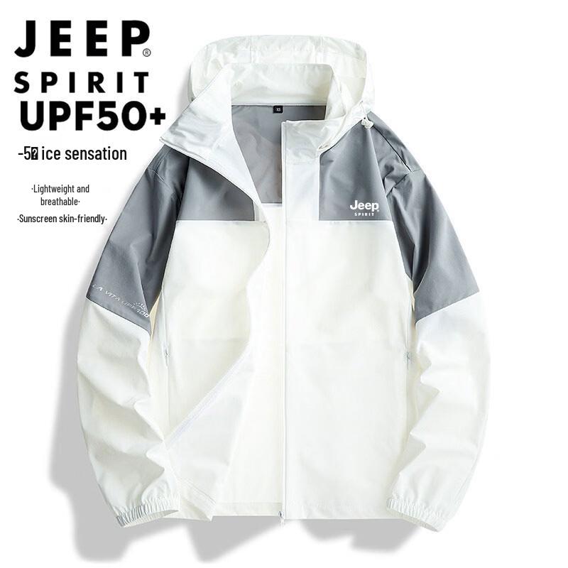 Мужская солнцезащитная куртка JEEP SPIRIT из ледяного шелка 2XL