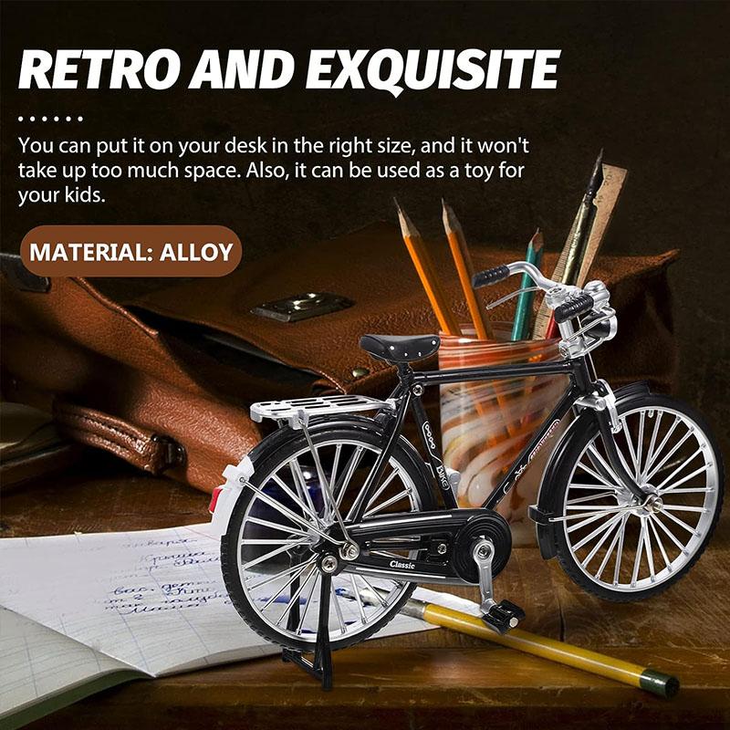 Ev Dekorasyonu için Şişirici ve Evrak Çantalı Bisiklet Süslemesi