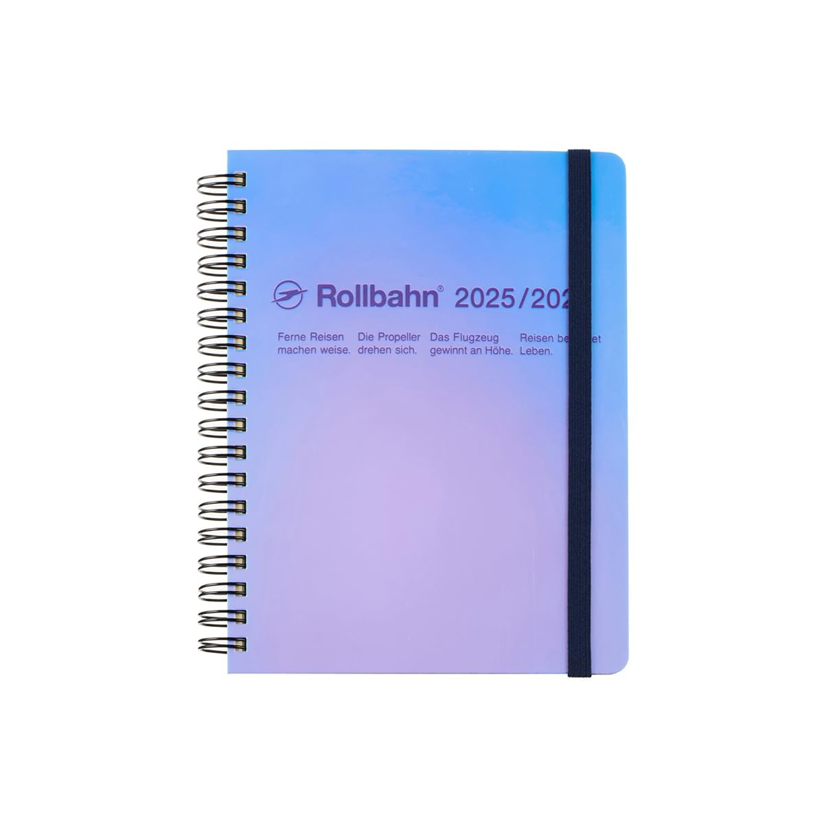 

Delfonics Planner 2025-2026 Edition (Starts March 2025) Rollbahn Metallic Large Diary, Monthly Planner (Polarized)