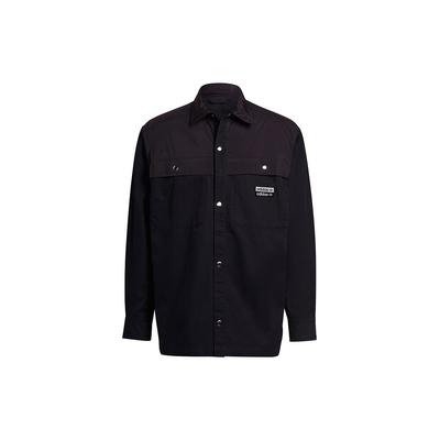 Originals Trefoil Fashion Casual Sports Long Sleeve Shirt Men Tops Black H59874