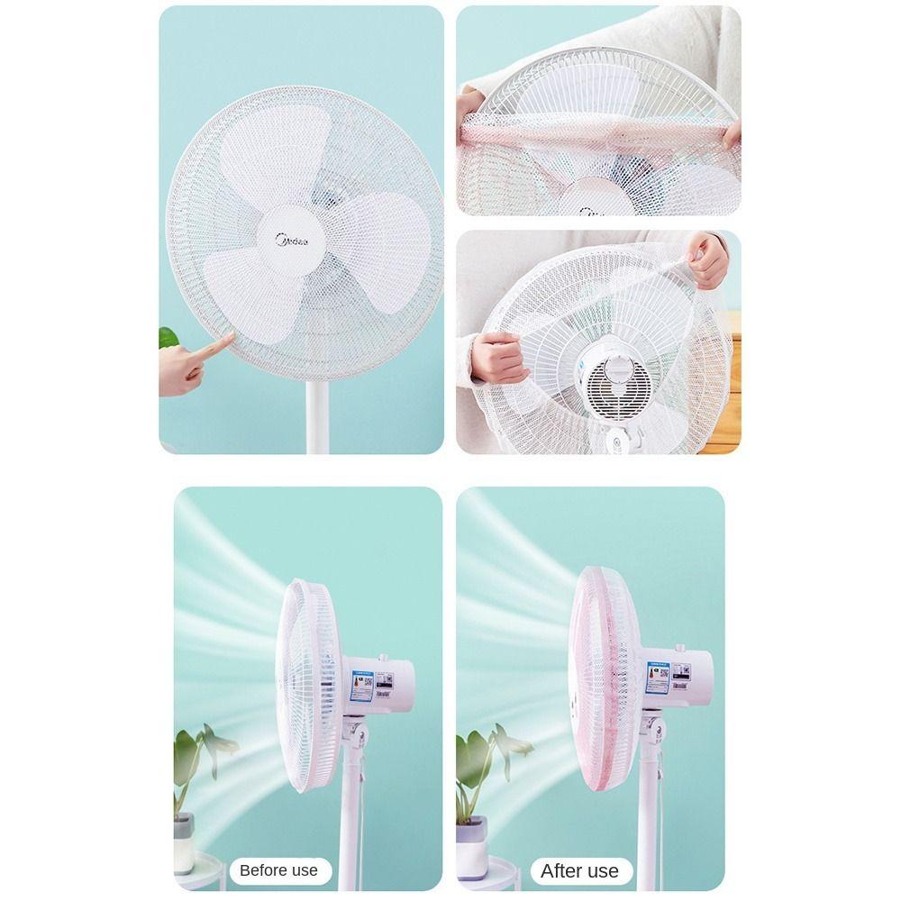 Cartoonmuster Ventilatorschutzhüllen 16/18 Zoll Sicherheitsnetz Sichere Netzabdeckungen für Ventilatoren