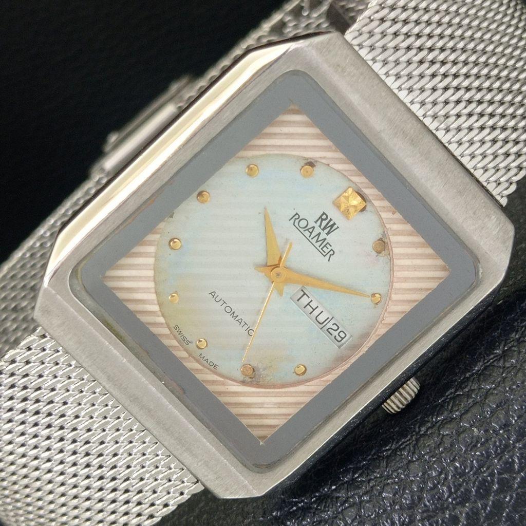 

РЕДКИЕ ВИНТАЖНЫЕ ЧАСЫ ROAMER AUTOMATIC 2688 SWISS BOY С ОРИГИНАЛЬНЫМ ЦИФЕРБЛАТОМ a704319-1 R213i-a704319