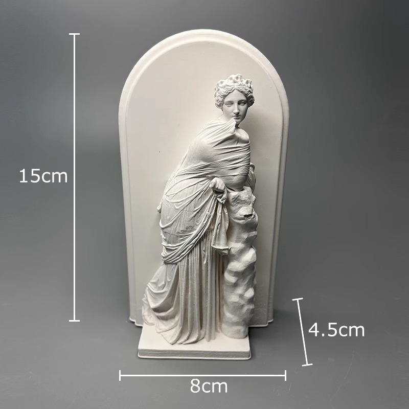 

Louvre Praises Goddess Plaster Statue Desk Decoration Ornaments Mythological Characters Artwork Sculpture Room Aesthetic Decor