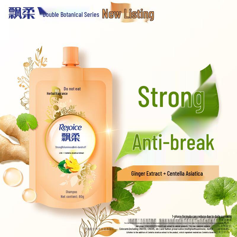 

Rejoice Ginger Anti-Dandruff Shampoo - Strong & Voluminous, 80g