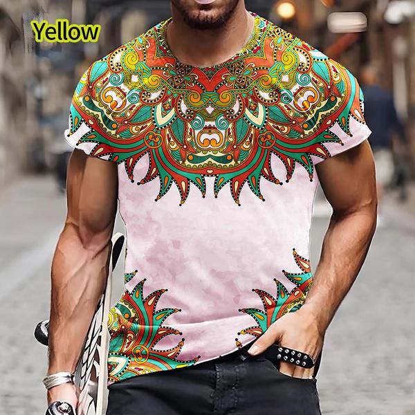 Summer 3d Abstract Print Short Sleeve T-shirt Unisex's Casual Creativity T-shirt