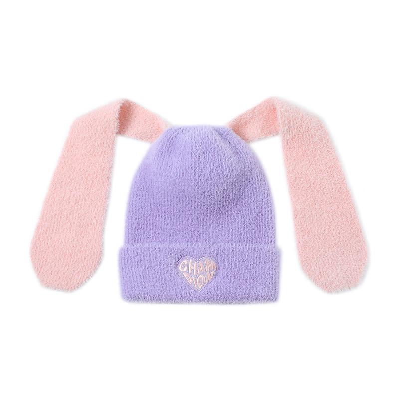Champion Girls  Retro Rabbit Ear Knit Hat One Size