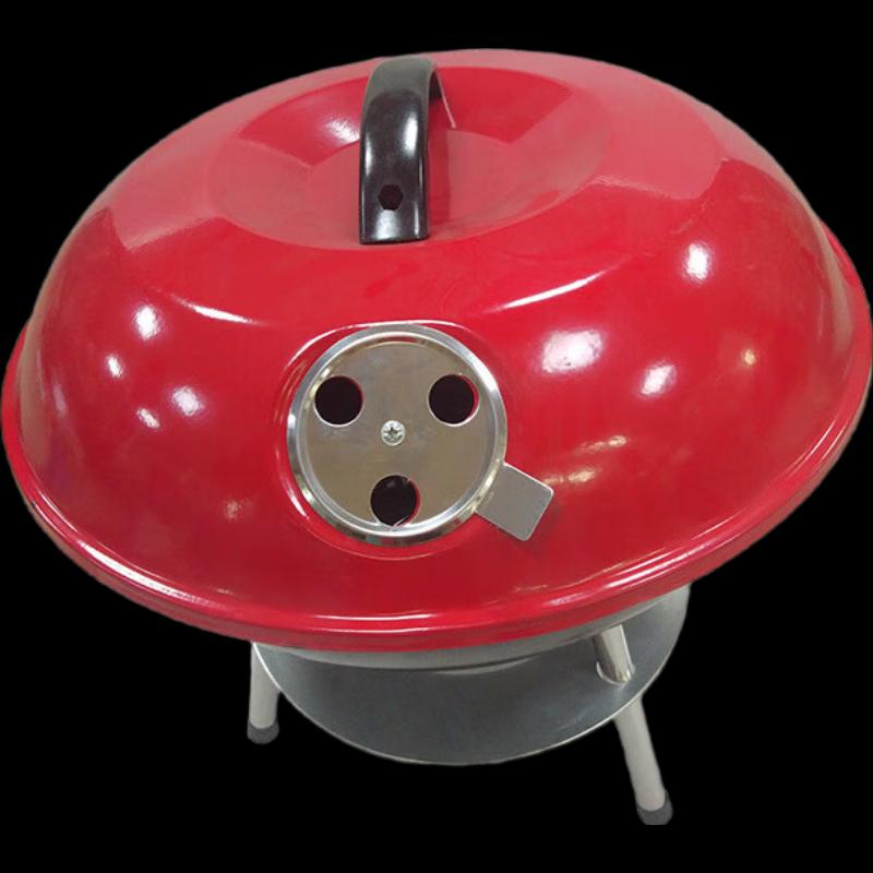 OEING 14-inch Round Outdoor Charcoal Grill 14-inch (35cm Diameter)