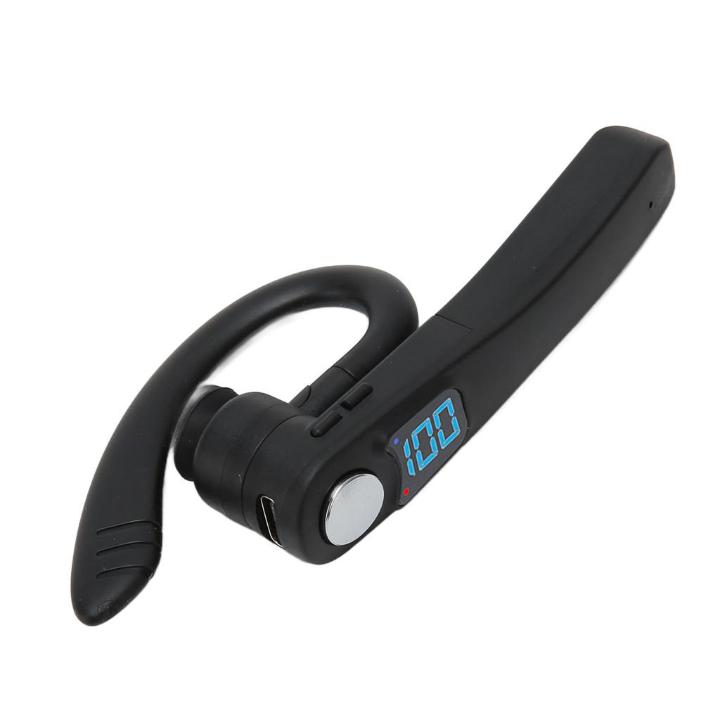 Bluetooth Earpiece Hands Free Long Battery Life Single Ear Wireless Headset with Voice Control for Driving Business X7