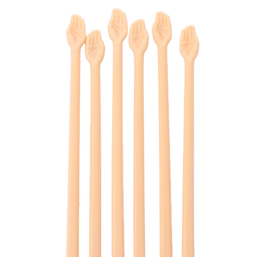 5 Paar Langer Griff Hilfsarme Essstäbchen Kunststoff Kinder Trainingsstäbchen Handflächenstäbchen Abendessen