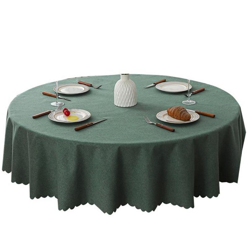 Elegant Linens Style Table Cover Water Repellents Stains Resistant and Washable Table Cloth for Event Home Offices