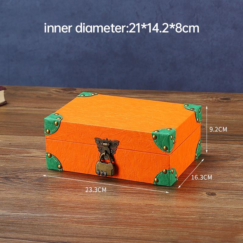 

Деревянный антикварный ящик для хранения, средневековый винтажный чемодан, сундук с сокровищами, ожерелья, ювелирные изделия, подарочная коробка с замком, большая фотокоробка