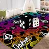 V-Volcom LOGO Floor Mat Cheaper Anti-slip Modern Living Room Balcony Printed Bedside Mats