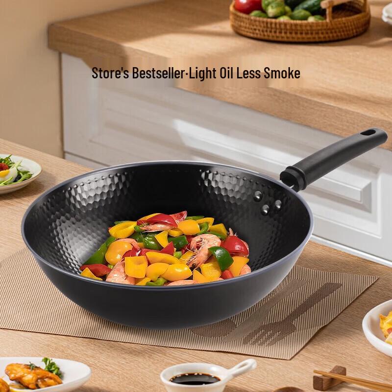 Simeou Fashion Forged Pure Iron Wok