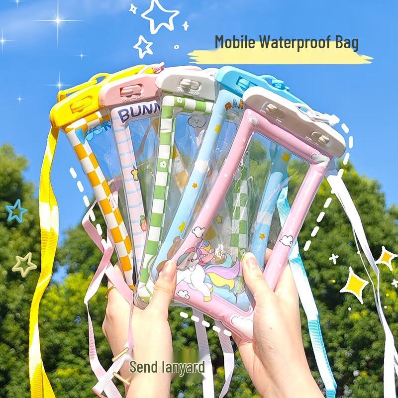 Fumide Cartoon Touchscreen Waterproof Phone Pouch (4-Pack)