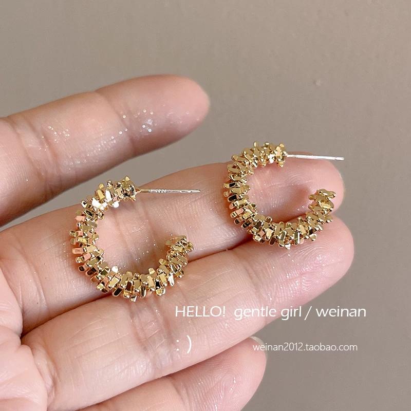 Easiest for Match Mosquito Coil Retro Silver Nail Broken Gold