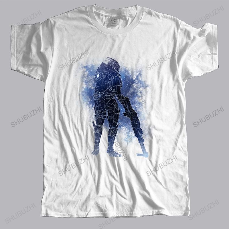 Mass Effect 3 N7 Archangel Design Mens T Shirt Brand New Famous RPG Game Men Tshirt Short Sleeve Summer in White Tee Shirt S