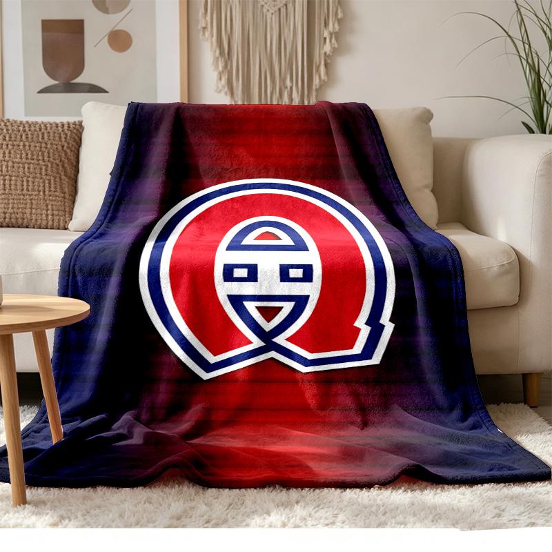 Montreal Canadiens Soft and comfortable flannel Suitable for sofas living rooms outdoor camping travel and also makes a great anniversary gift