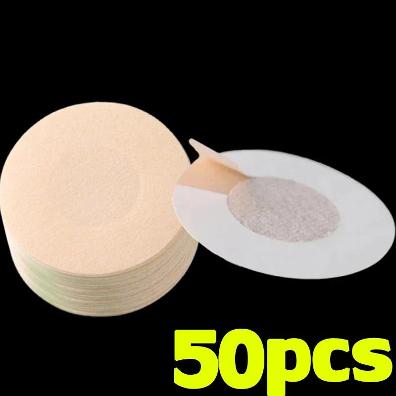 10-200 pezzi Adesivi Copricapezzoli Nastro Solleva Seno per Donna Pasties Invisibili Autoadesivi Imbottiture per Reggiseno Usa e Getta Patch per Petto