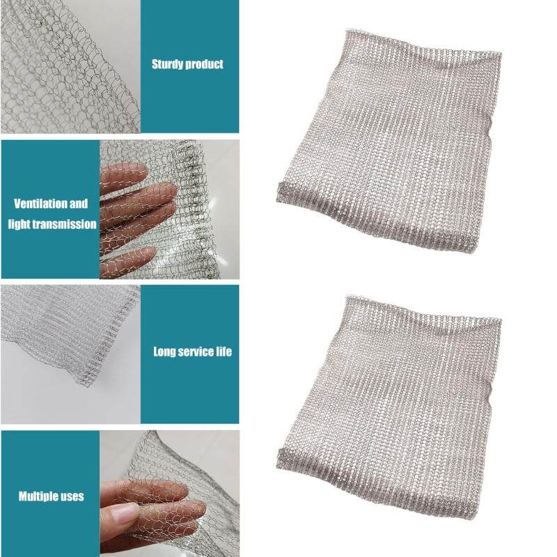 4lots Heavy Type Stainless Steel Wire Meshes Storage Bags Gogga Control Gardens Essential for Home and Gardens