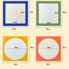 Square/Round Watercolor Paper 10 Sheets Professional Water Color Paper Postcard for Painting School Supplies