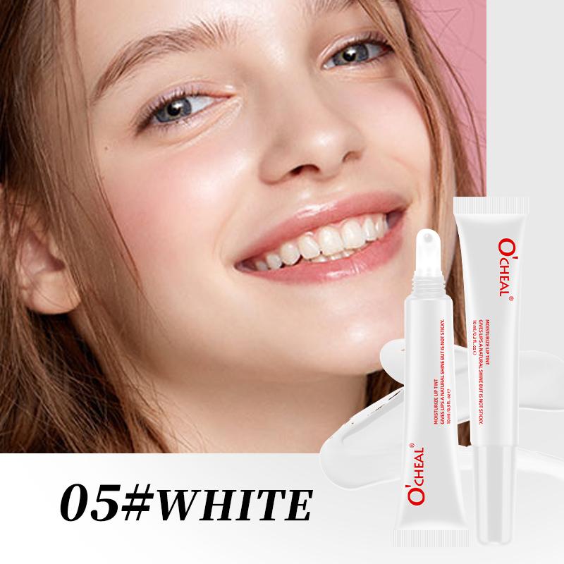 O'CHEAL Five-color Water Light Mirror Liquid Lip Gloss Moisturizing Non-stick Lip Tint Create Plump Lips