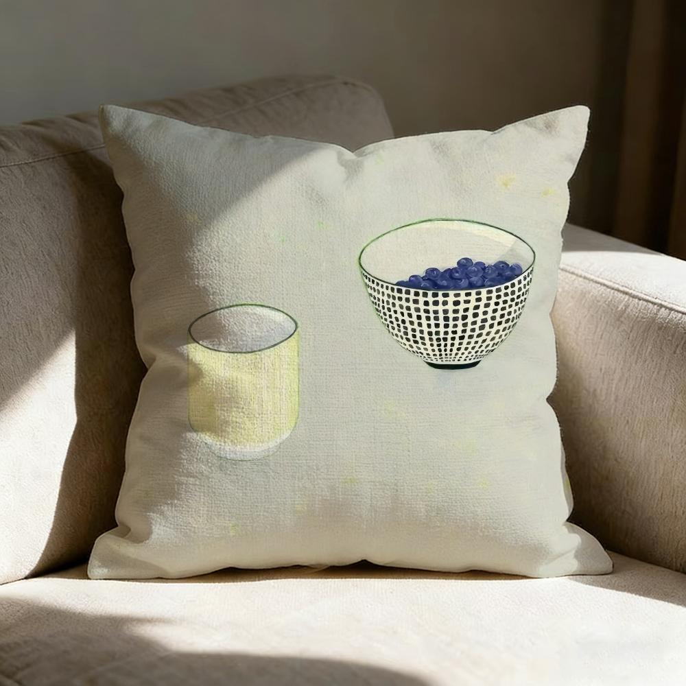Colorful Quiet Beauty Pillow Case Linen Pillow Covers Cover For Couch Living Room Bench Patio Floor Linen Home Decor