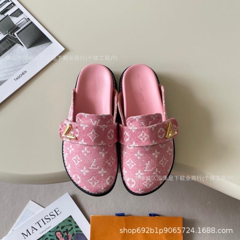 Neue Modelle informieren Baotou Halbschuh-Hausschuhe für Damen und Herren, dicke Sohle, weiche Sohle, Hausschuhe für Damen
