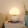 Modern Minimalist Mushroom Table Lamp Three Color Switching Infinite Dimming LED Atmosphere Lamp for Home Bedroom Bedside Decor
