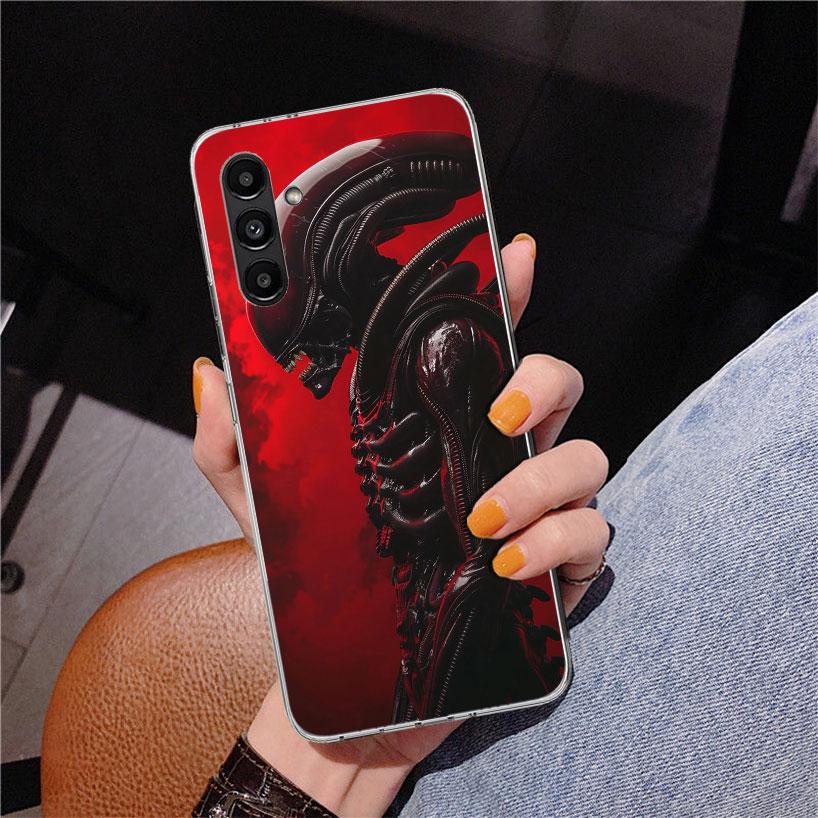 Coole A-Alien X-Xenomorph Handyhülle für Samsung Galaxy A17 A37 A57 A16 A26 A36 A56 A15 A14 A13 A55 A54 A53 A35 A34 A33 A25 A24 A