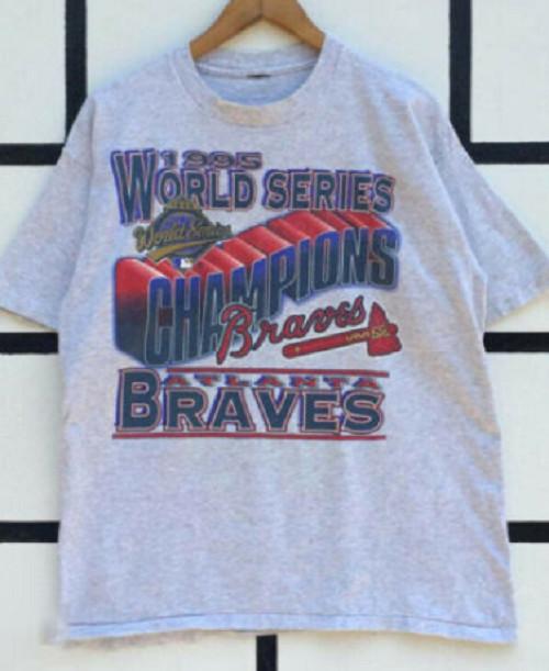 Vintage MLB Atlanta Braves World Series Atlanta Braves T-Shirt Unisex T-Shirt XXXXL