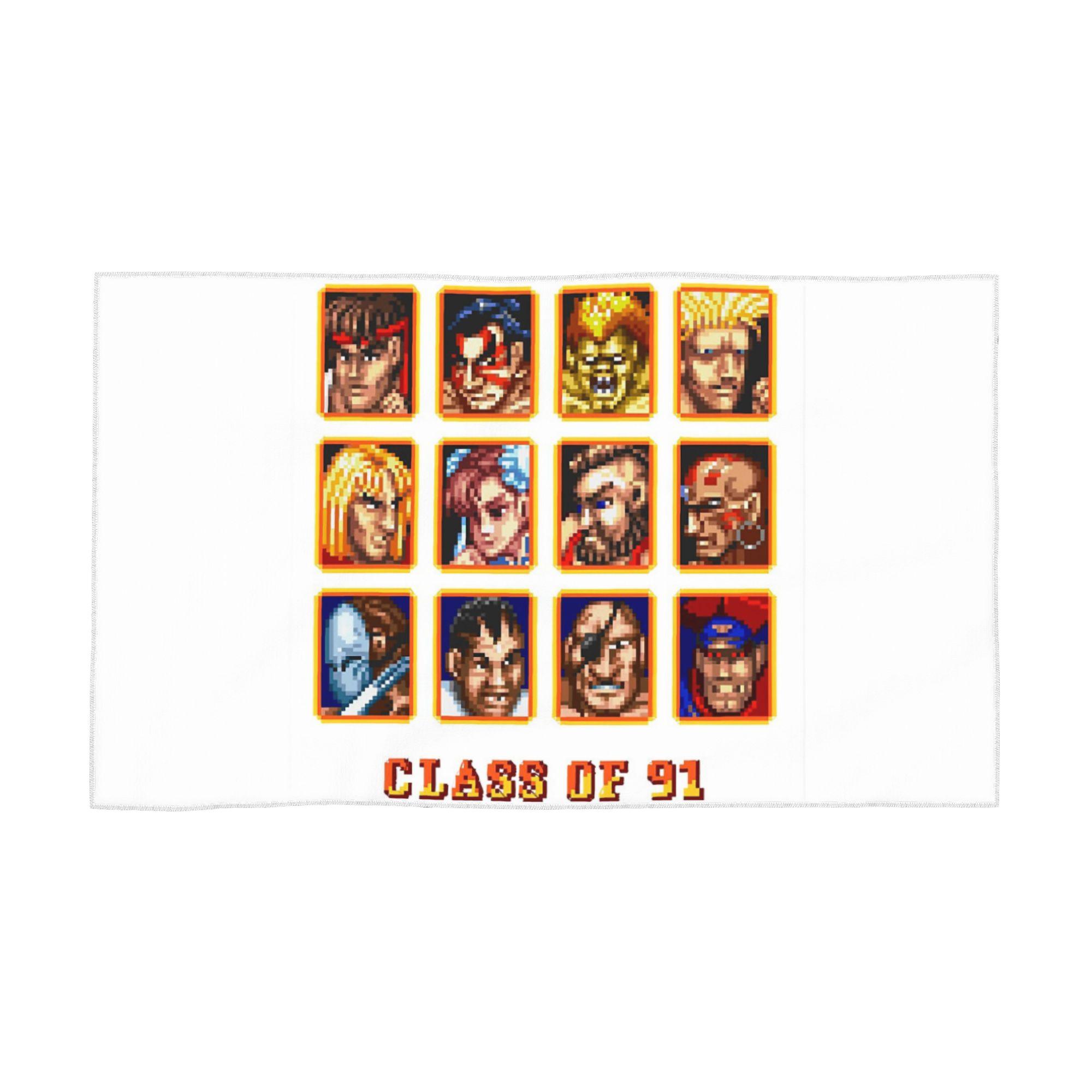 

Defeated Portraits Super Street Fighter Soft Face Towel Quick Dry Pool Bath Cotton Towels Absorbent W40*H60(CM)