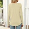 Women's Casual And Fashionable T,shirt, Color, Round Neck, Long Sleeves.