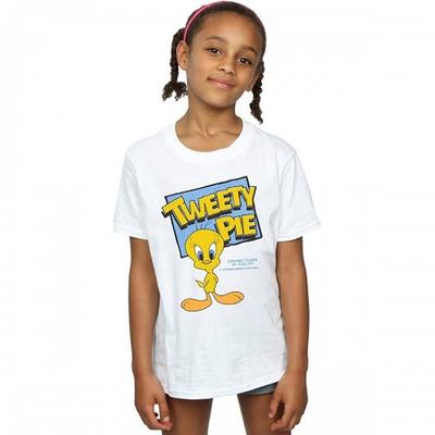 Girls Tweety Pie Cotton T-Shirt