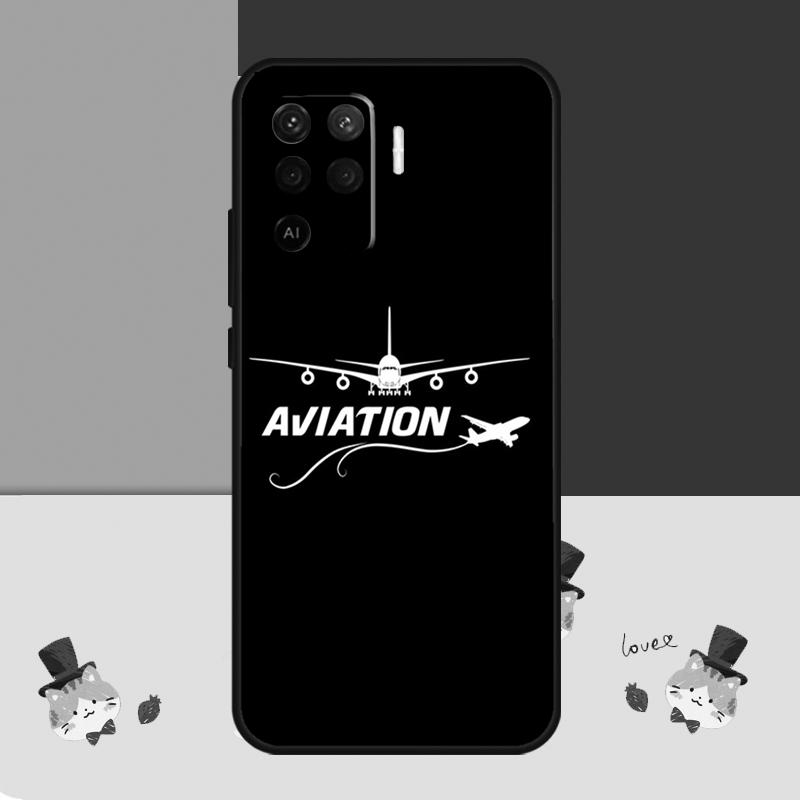 Aircraft Airplane Fly Travel Case For Oppo A76 A96 A16 A60 A98 A58 A78 A18 A38 A80 A40 A77 A57 A17 A74 A54 A94 A15 A5 Pro