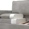 Sofa Set 2 pcs Light Grey Velvet