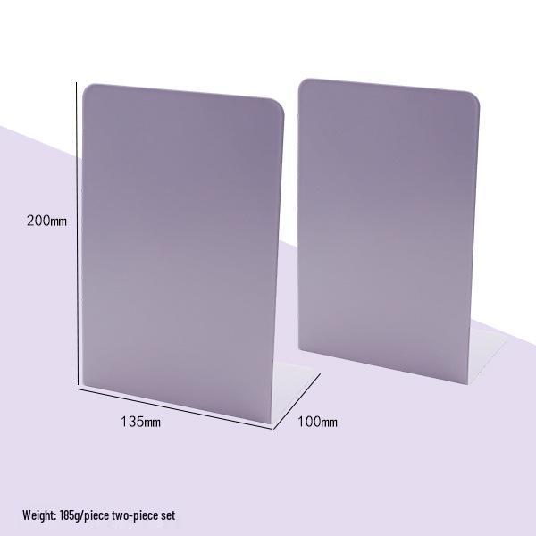 Creative Wrought Iron Metal Book Storage Rack and Personalized Hollowed-Out Bookends