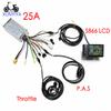 Controller a Onda Sinusoidale 25A 24V/36V/48V 350W Motore Brushless con Display LCD S866 Kit Acceleratore PAS 12 Magneti per Riparazione E-Bike