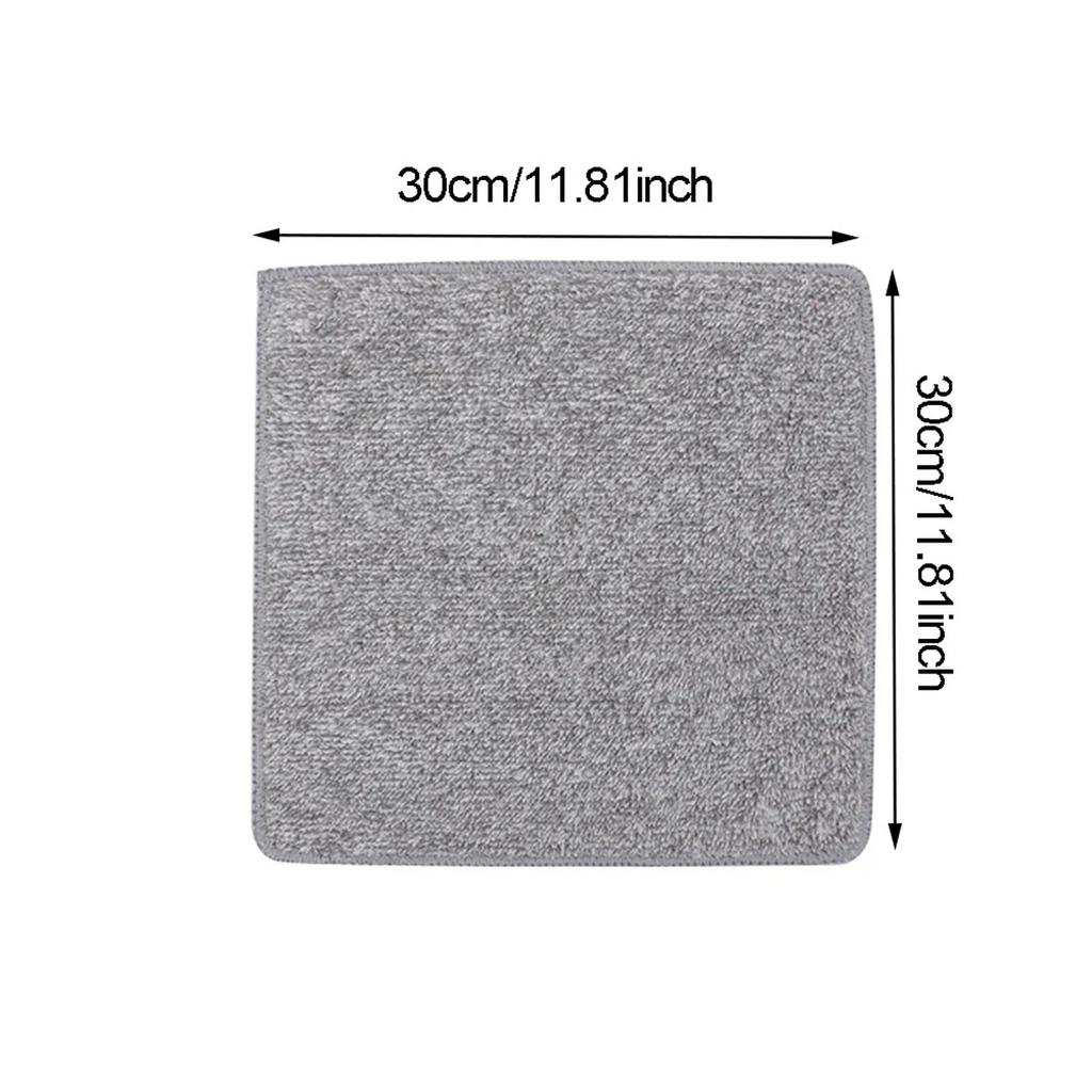 5pcs-Cleaning Cloth Ultra-fine Fiber Glass Cleaning Cloth Reusable Washable Dust-free Cloth Kitchen Glass Cart