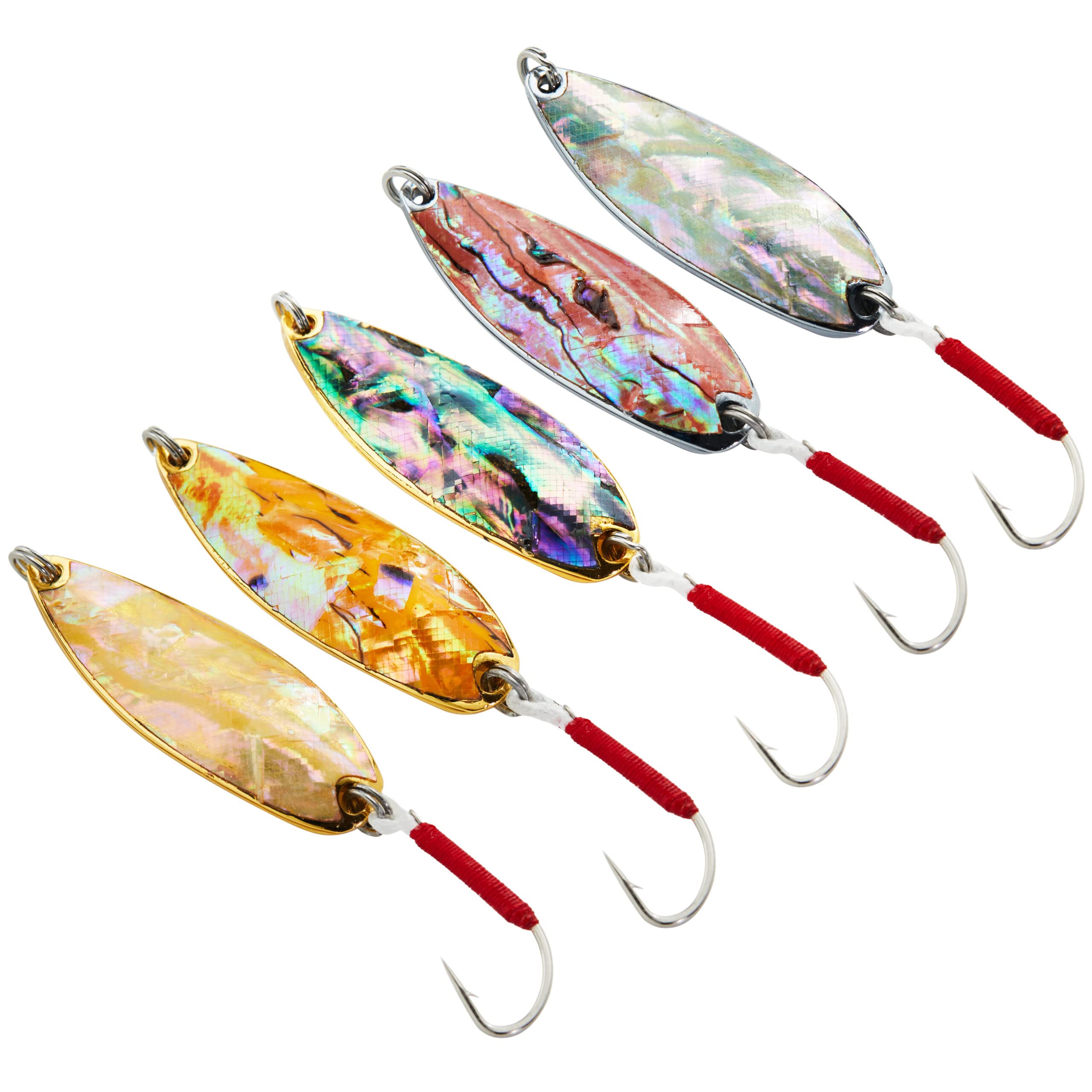 [REEF DREAM] Lure Spoon Trout Abalone Thickness 7.5g 9g 12g 9g/5 color set