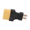 XT90 auf T Adapter Langlebiger Gummi Kunststoff Kupfer Breite Kompatibilität XT90 Buchse auf T Stecker Adapter