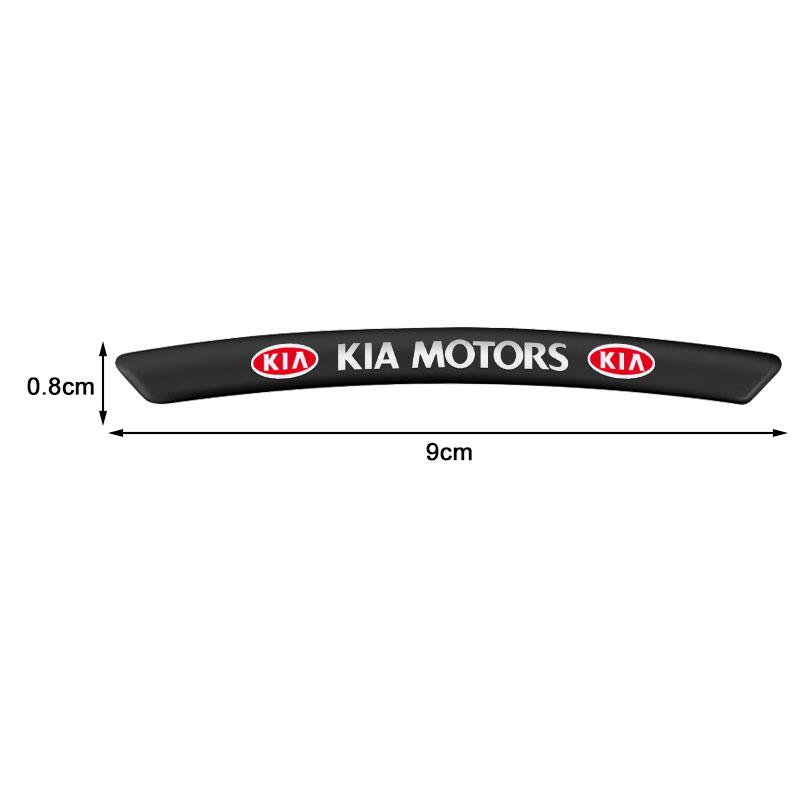 Car Wheel Rim Badge Creative Decoration Decals Styling Auto Aluminum Trim Sticker For KIA Rio Ceed Sportage Sorento k2 k3 k4 k5 k6 Soul Opeima
