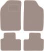 Beige Velours-Fußmatten für: Lancia Ypsilon I Schrägheck (1996-2003)