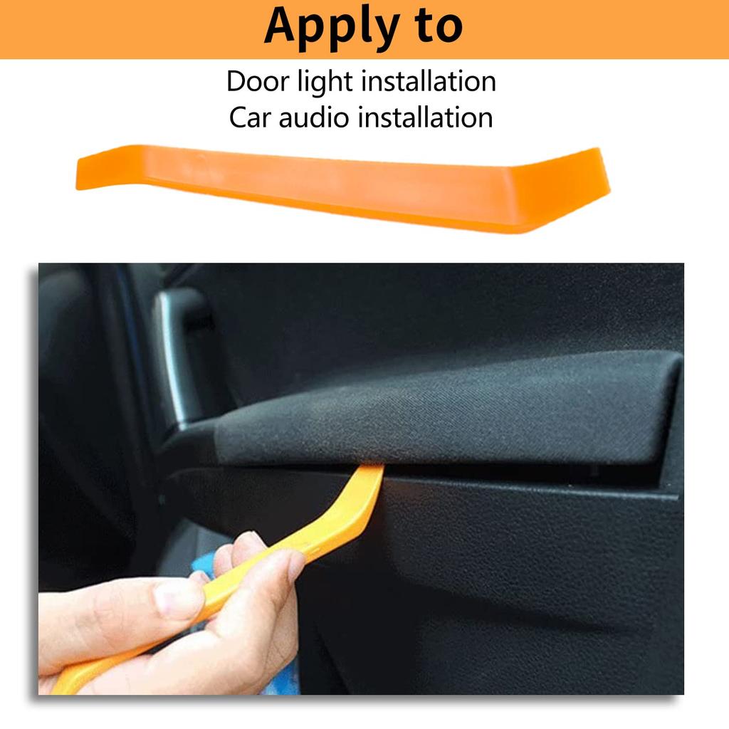 EKIND Car Interior Removal, Dash Door, Radio, Trim, Panel, Instrument Panel Removal, Set of 4, Tool Set (Enhanced)