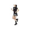 Nike Printed Pattern Round Neck Casual Short Sleeve T-Shirt Women Tops Black FQ4988-010