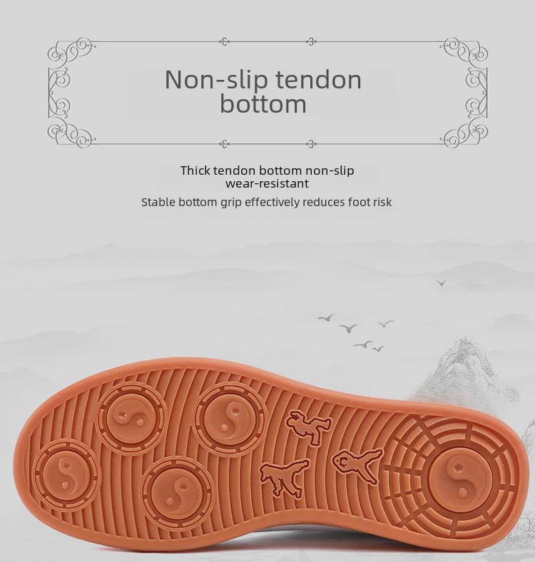 Chenjiagou Tai Chi Kung Fu Sports Shoes: Genuine Leather Martial Arts Training Footwear for Men & Women