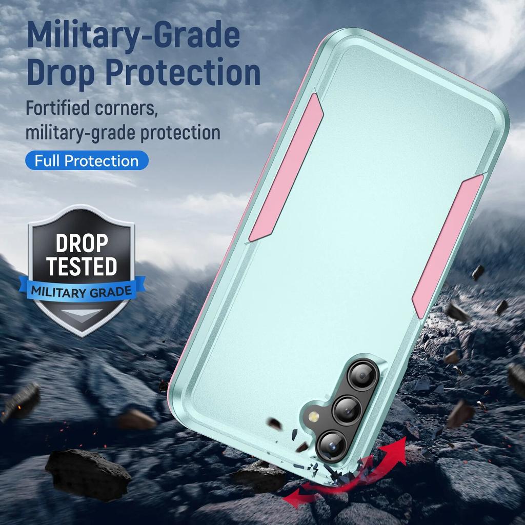 Capa armadura antiarranhões para Samsung Galaxy S24 Plus S23 FE S21 Ultra S22 S20 5G Capa de telefone celular Coque