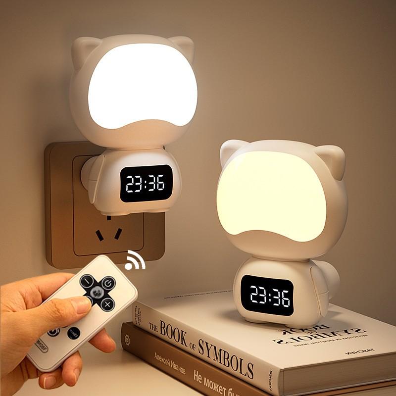 Remote-Controlled Eye-Protecting ABS Material Night Light Plug-In/Rechargeable Desk Lamp Customized Logo for Babies Nursing