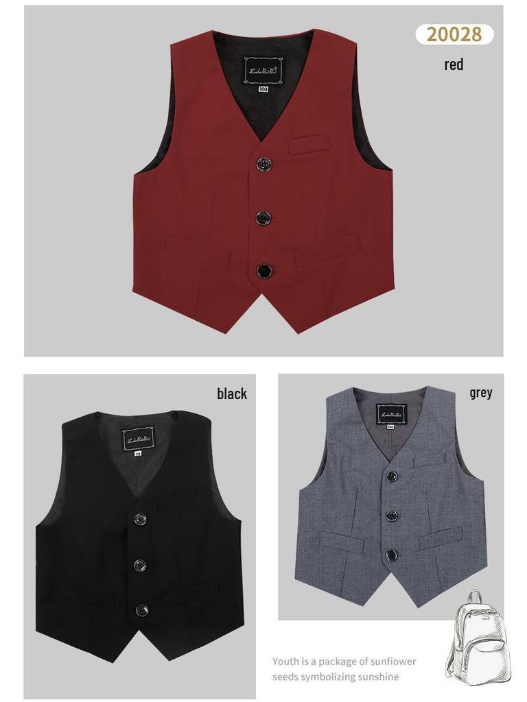 Dětská vesta ve stylu akademie - Chlapecké a dívčí výkonnostní oblečení