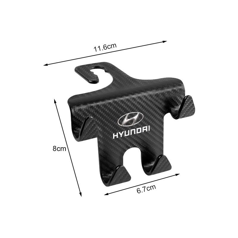 Car Seat Headrest Hook Universal Phone Holder Backseat Organizer For Hyundai I30 Accent Creta Kona IX35 I40 Getz Sonata Elantra Veloster